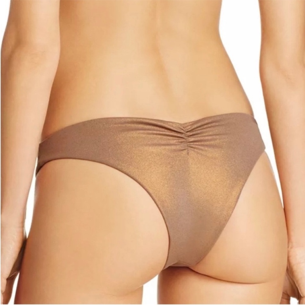 Metallic Bronze Bikini Bottom